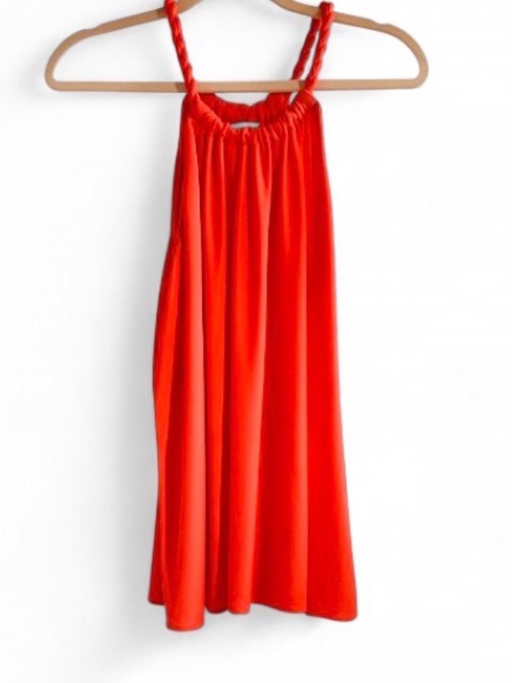 Rachel Rachel Roy Orange Halter Top, Size 6
